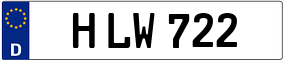 Truck License Plate